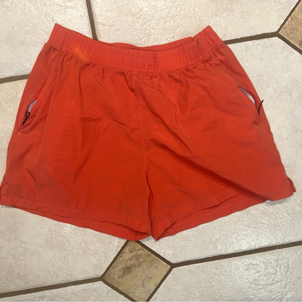 Bold Red Athletic Shorts